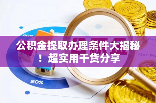 正阳公积金提取办理条件大揭秘！超实用干货分享
