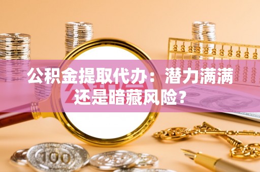 正阳公积金提取代办：潜力满满还是暗藏风险？