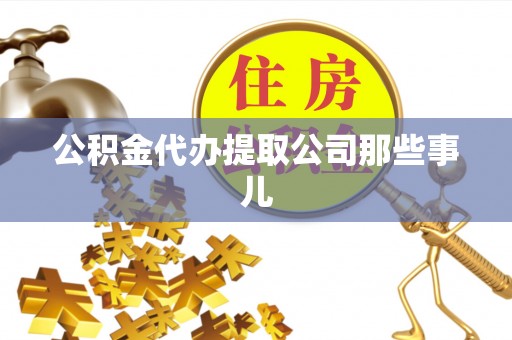 正阳公积金代办提取公司那些事儿