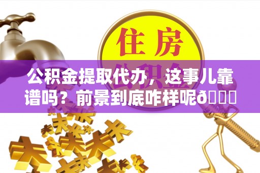 正阳公积金提取代办，这事儿靠谱吗？前景到底咋样呢😏